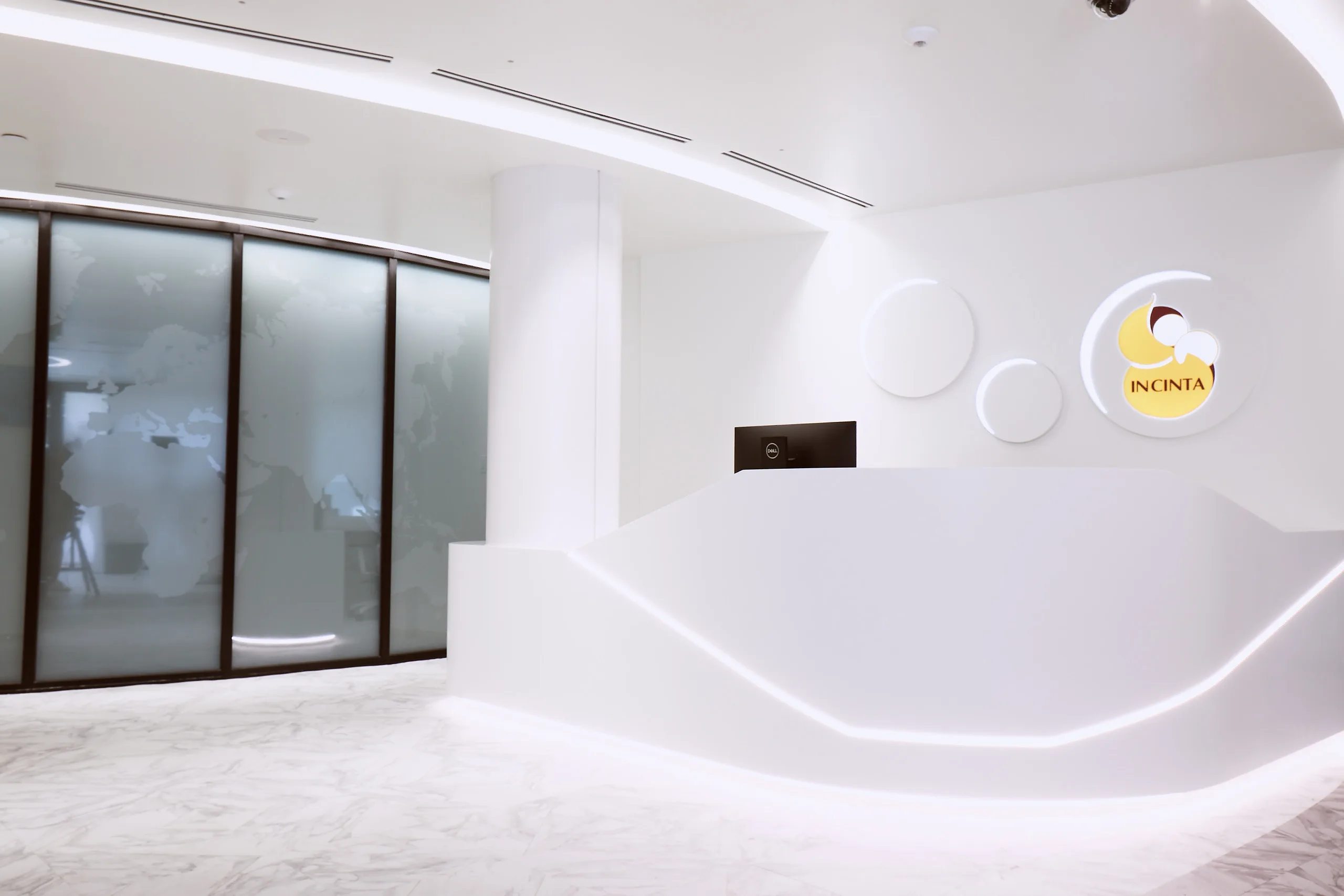IRFC welcoming reception desk